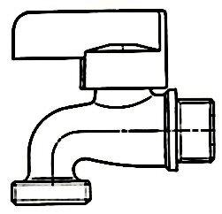 GRIFO LAVADORA BIBO S.030
