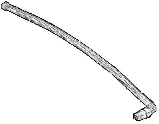 FLEXIBLE GAS INOXIDABLE CON  ENCHUFE DE 1000 MM