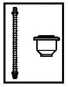 AH0001600R PULSADOR ENRASADO D1P Y D2P VICTORIA-DAMA