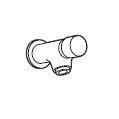 A5A7877C00 GRIFO PARED INSTANT LAVABO CROMO
