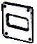 REMATE PARED RECTANGULAR TUBPLA