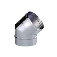 CODO INOXIDABLE SIMPLE 45º AISI 316L