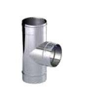 TE INOXIDABLE SIMPLE 90º AISI 316L