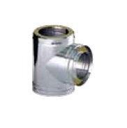 TE INOX DOBLE CAMARA 90º AISI 316/304