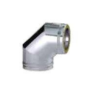 CODO INOX DOBLE CAMARA 90º AISI 316/304
