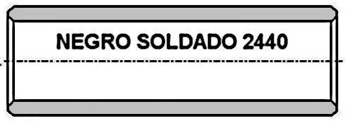MT. TUBO HIERRO DIN NEGRO