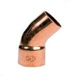 FIG.40 CURVA COBRE 45º MACHO/HEMBRA