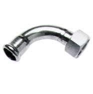 RACOR CURVO INOXIDABLE 2 PIEZAS