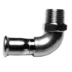 CODO MACHO INOXIDABLE