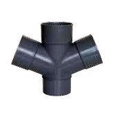 INJERTO PVC DOBLE PLANO 67º
