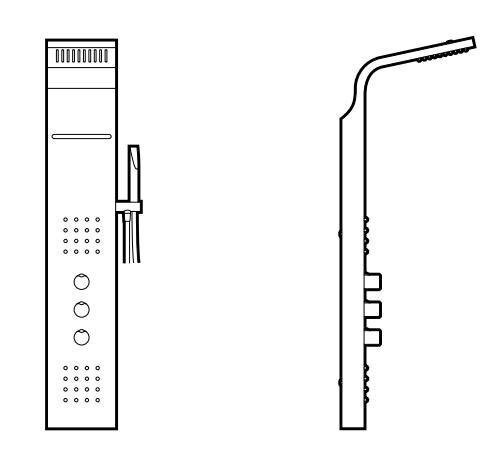 COLUMNA ROCA EVOLUTION HIDROMASAJE TERMOSTATICA