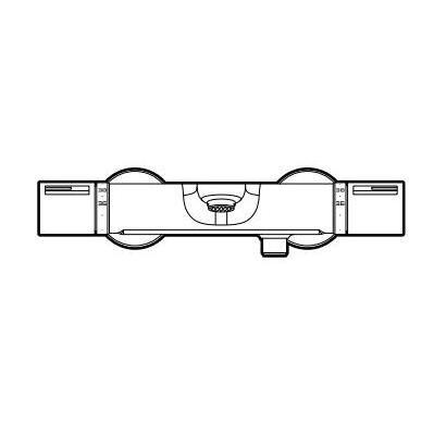 TERMOSTATO BAÑERA T-1000 ROUND CROMO