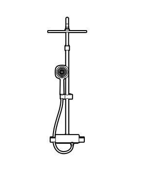 COLUMNA TERMOSTATICA DECK-T