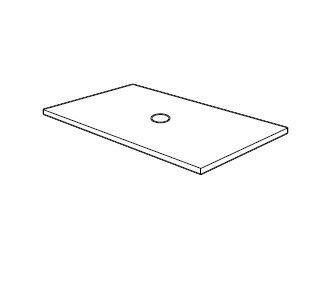PLATO DUCHA CRATOS 180x80 BLANCO MATE