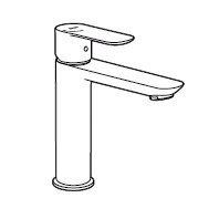 MONOMANDO LAVABO MEZZO CALA ROCA CROMO