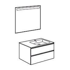 PACK MUEBLE THE GAP STANDARD (MUEBLE+LAVABO+ESPEJO)