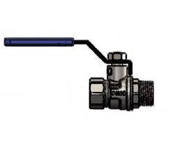 VALVULA ESFERA PALANCA CABEL MACHO/HEMBRA