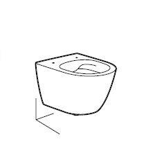TAZA ONA SUSPENDIDA COMPACTO 48 BLANCO