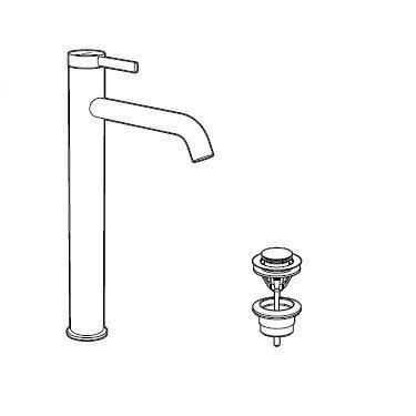 MONOMANDO LAVABO ONA ALTO CLICK CLACK
