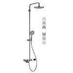 COLUMNA TERMOSTATICA DUCHA INDEX-T SWITCH