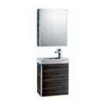 CONJUNTO MUEBLE MINI CON ARMARIO ESPEJO BLANCO